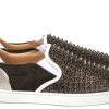 Men Christian Louboutin Men'S Loafers | Christian Louboutin Alpino Version Sailor Boat Orlato Spikes Flat Shoe