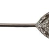 Women Dolce & Gabbana Women'S Brooches | Dolce & Gabbana 925 Sterling Silver Large Crystals Pin Brooch