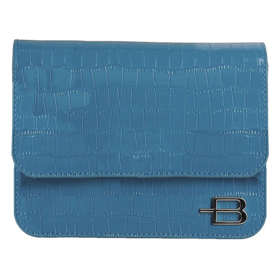 Women Baldinini Trend Women'S Clutch Bags | Baldinini Trend Chic Python Print Calfskin Clutch