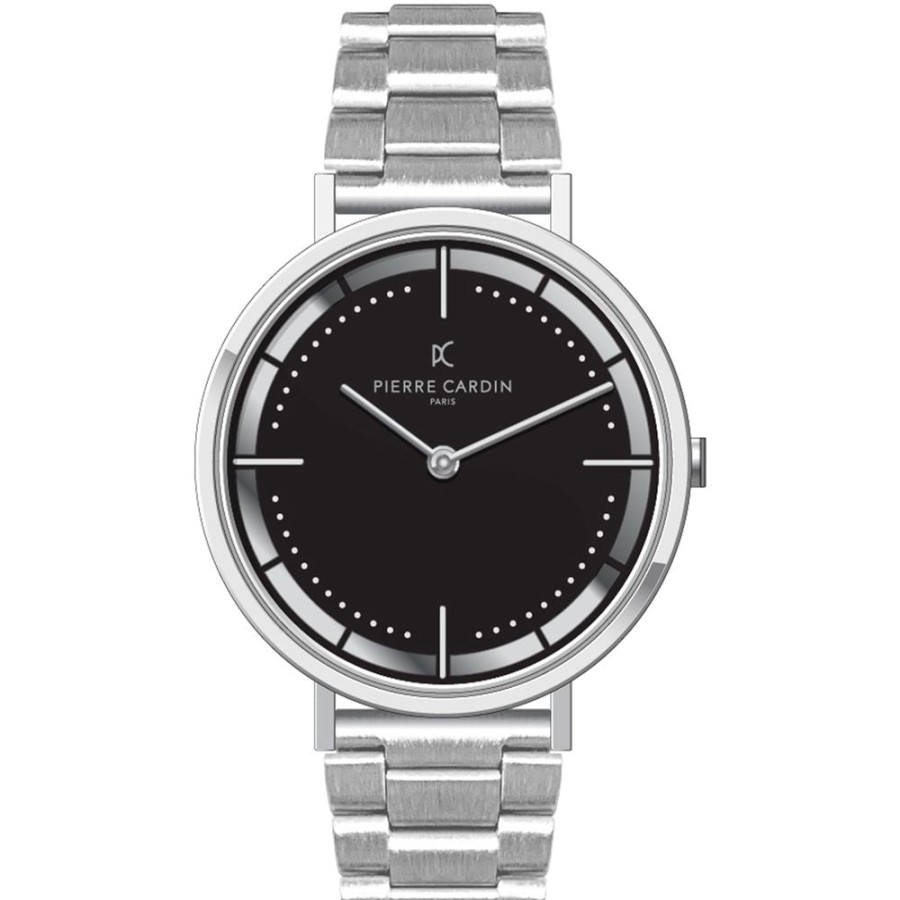 Men Pierre Cardin | Pierre Cardin Silver Men Watch