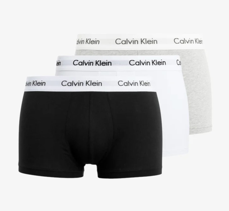 Men Calvin Klein Men'S Underwear | Calvin Klein Tri-Tone Cotton Blend Briefs Set