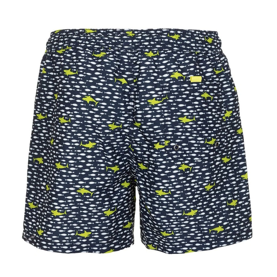 Men Fred Mello Men'S Swimwear | Fred Mello Chic Embroidered Logo Swim Shorts