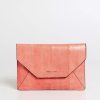 Women Trussardi Women'S Clutch Bags | Trussardi Elegant Envelope Clutch In Elaphe With Chic Detailing