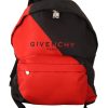 Men Givenchy Men Backpacks | Givenchy Red & Black Nylon Urban Backpack