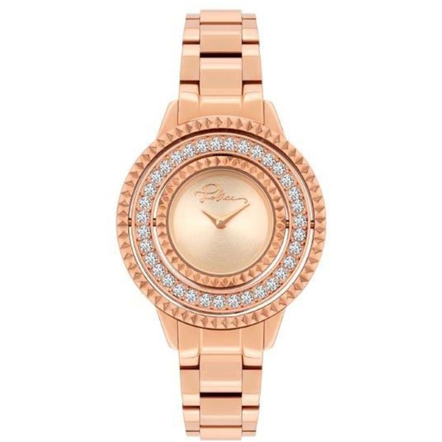 Women Police | Police Rose Gold Women Watch