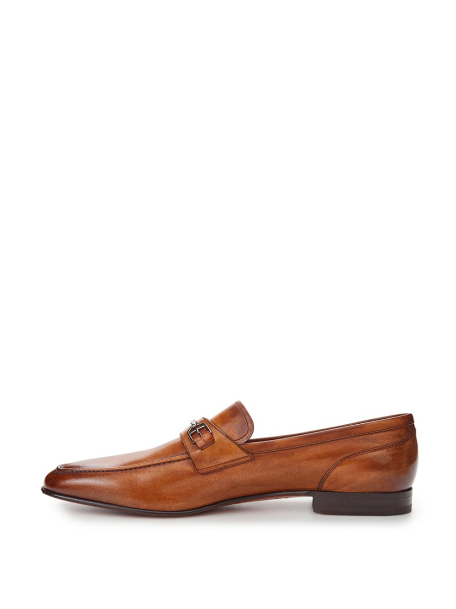 Men Bally Men'S Formal | Bally Tobacco Leather Brian Loafer