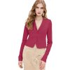 Women Patrizia Pepe Women'S Suits & Blazers | Patrizia Pepe Fuchsia Cotton Suits & Blazer