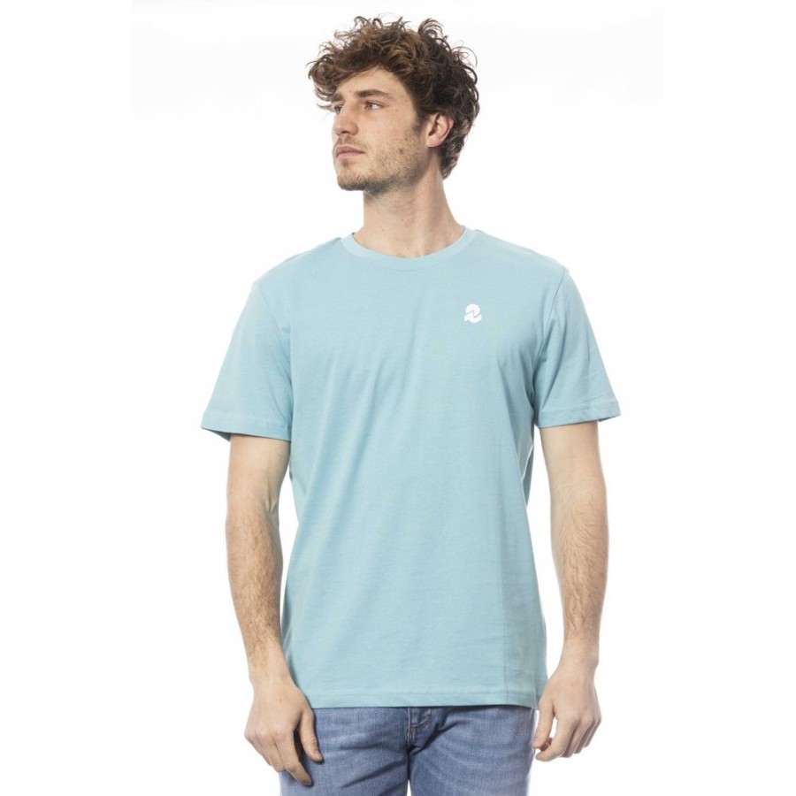 Men Invicta Men'S T-Shirts | Invicta Light Blue Cotton T-Shirt