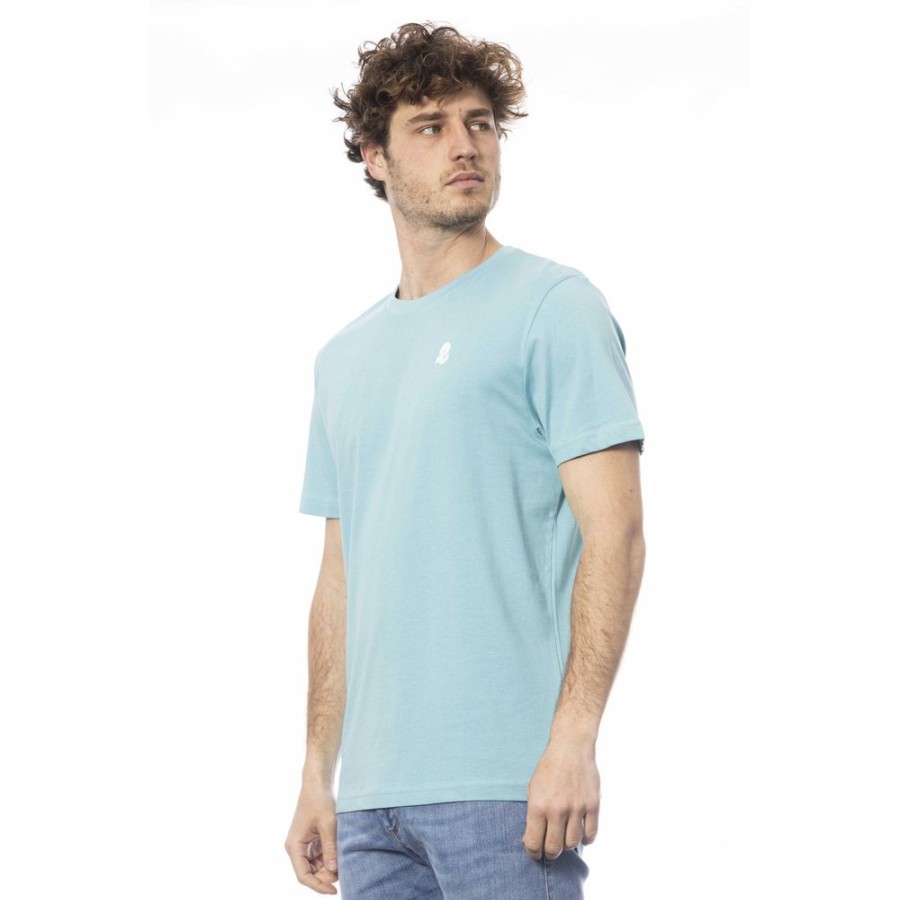 Men Invicta Men'S T-Shirts | Invicta Light Blue Cotton T-Shirt