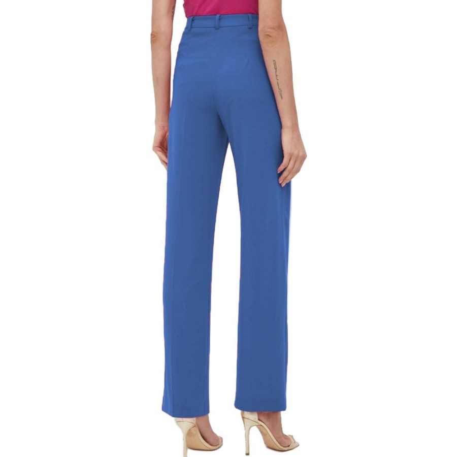 Women Patrizia Pepe Women'S Pants & Jeans | Patrizia Pepe Blue Polyester Jeans & Pant