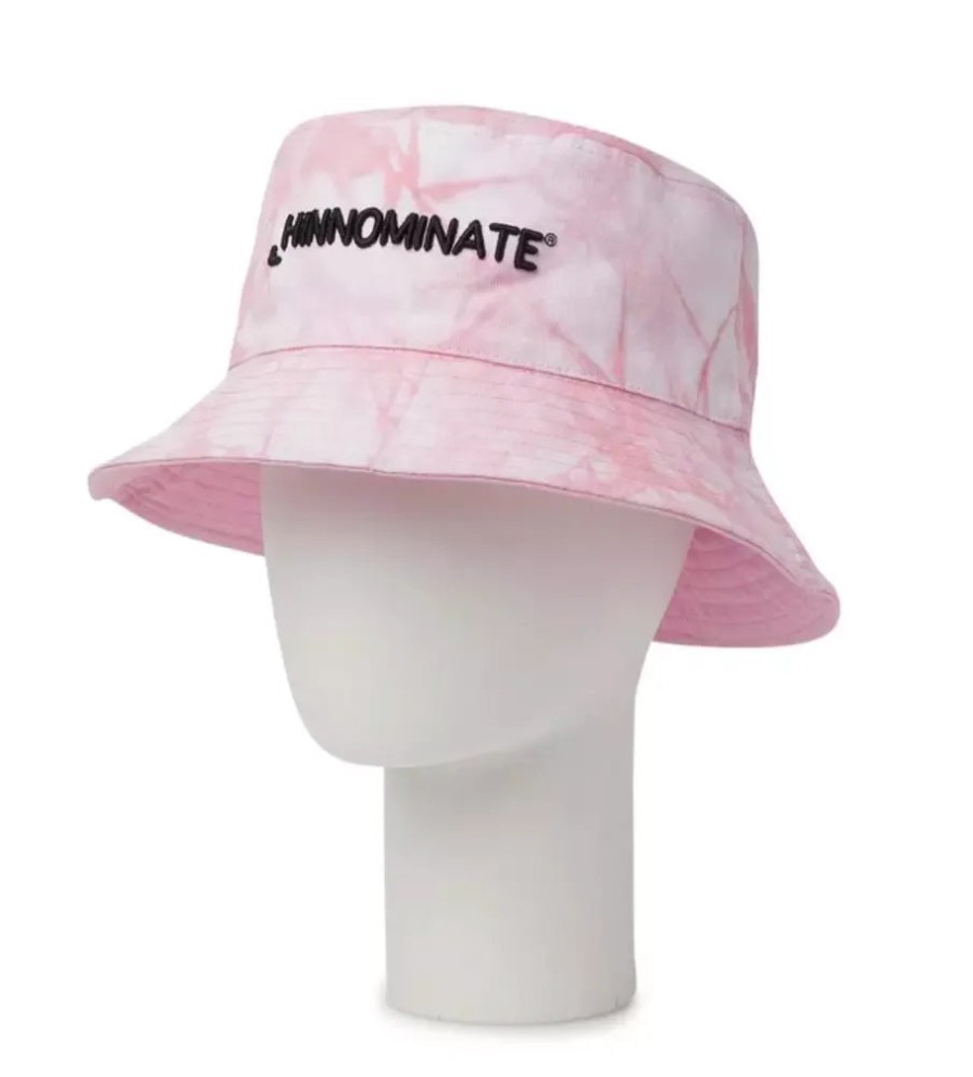 Women Hinnominate Women'S Hats | Hinnominate Chic Pink Cotton Cap With Signature Emblem