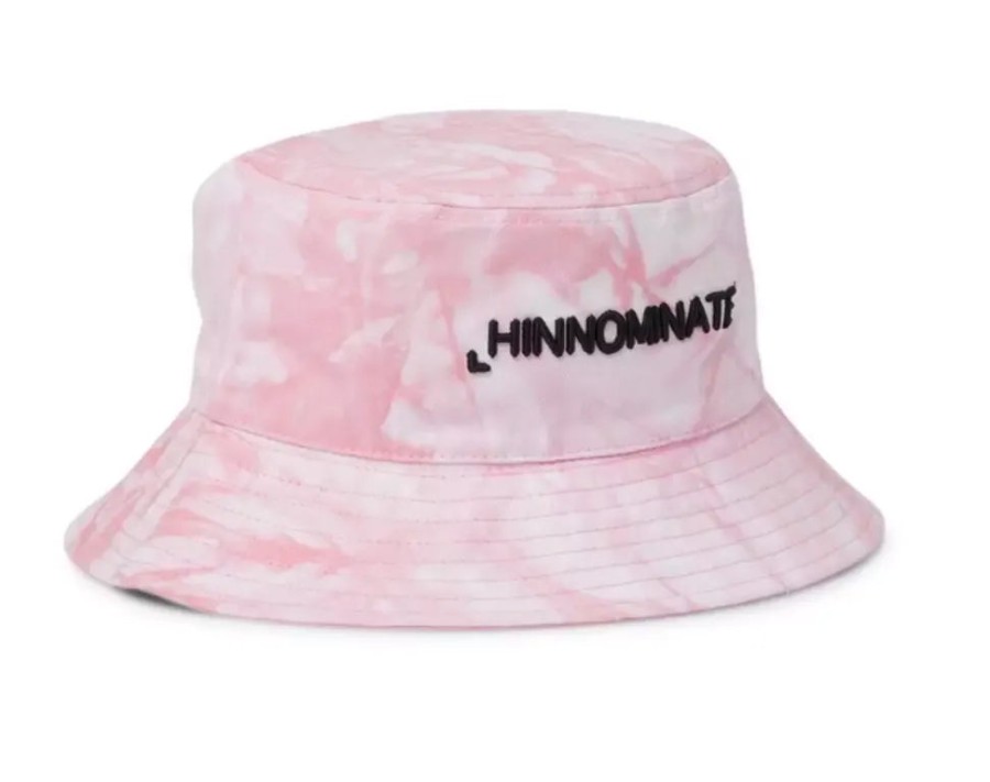 Women Hinnominate Women'S Hats | Hinnominate Chic Pink Cotton Cap With Signature Emblem