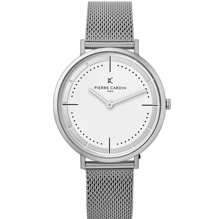 Men Pierre Cardin | Pierre Cardin Silver Men Watch