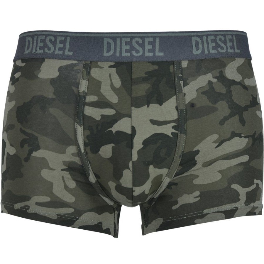 Men Diesel Men'S Underwear | Diesel Triple Pack Cotton Stretch Boxer Briefs