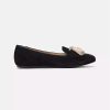 Women Charles Philip Women'S Flat Shoes | Charles Philip Elegant Tasseled Suede Moccasins