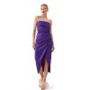 Women Patrizia Pepe Women'S Dresses | Patrizia Pepe Purple Viscose Dress