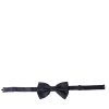 Men Dolce & Gabbana Men'S Ties & Bowties | Dolce & Gabbana Blue Silk Adjustable Neck Men Papillon Bow Tie