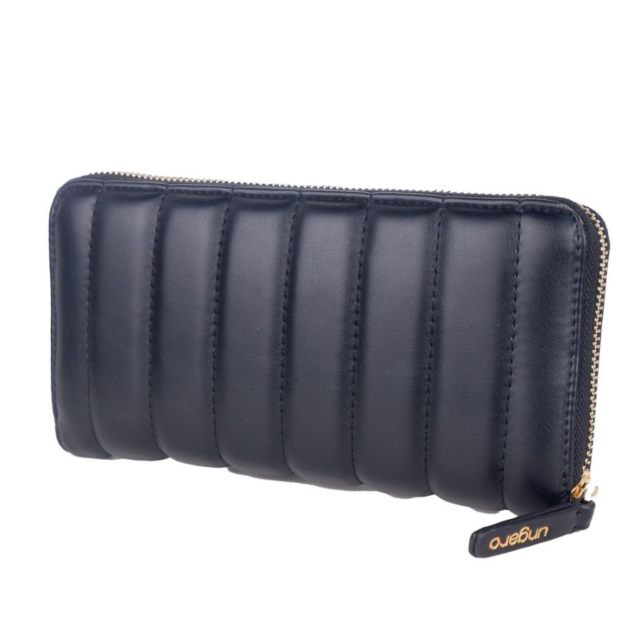 Women Ungaro Women'S Wallets | Ungaro Quilted Elegance Faux Leather Wallet