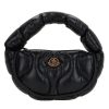 Women Moncler Women'S Handbags | Moncler Chic Feather-Padded Nylon Hobo Bag With Leather Trim