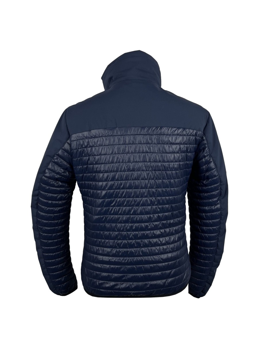 Men Yes Zee Men'S Jackets | Yes Zee Sleek Blue Lightweight Men'S Jacket