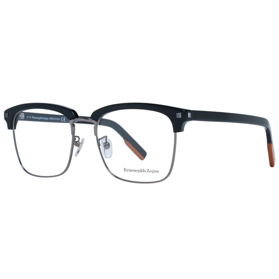 Men Ermenegildo Zegna | Ermenegildo Zegna Black Men Optical Frames