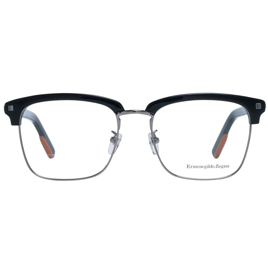 Men Ermenegildo Zegna | Ermenegildo Zegna Black Men Optical Frames