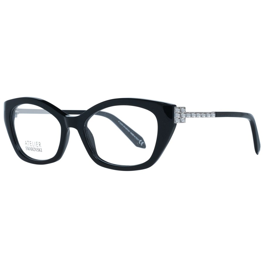 Women Atelier Swarovski | Atelier Swarovski Black Women Optical Frames