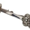 Women Dolce & Gabbana Women'S Brooches | Dolce & Gabbana 925 Sterling Silver Crystals Pin Collar Brooch