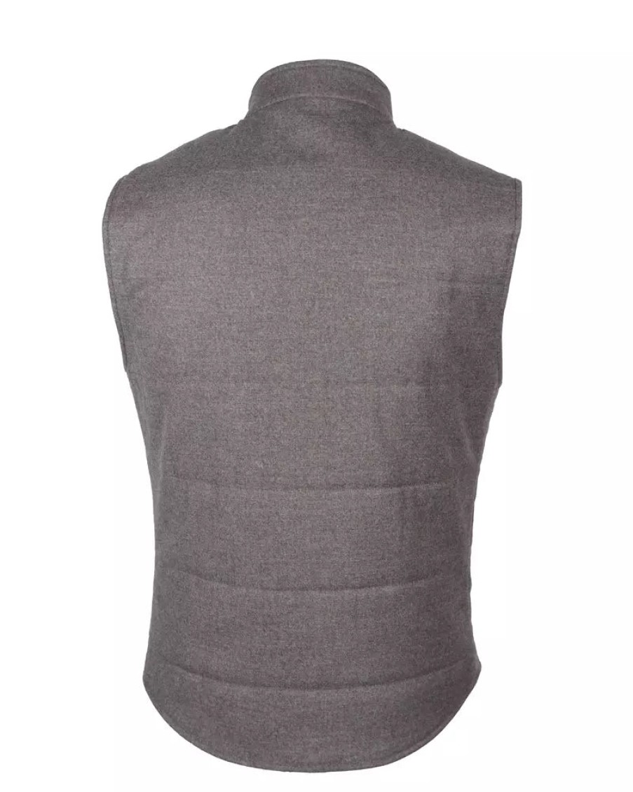 Men Made in Italy Men'S Vests | Made In Italy Elegant Wool-Cashmere Men'S Vest