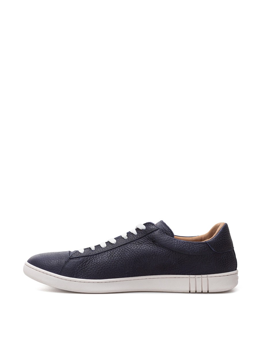 Men Bally Men'S Sneakers | Bally Blue Leather Sneakers