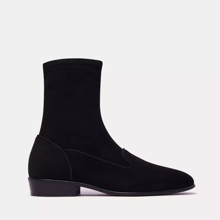 Men Charles Philip Men'S Boots | Charles Philip Sleek Suede Ankle Boots With Comfort Fit