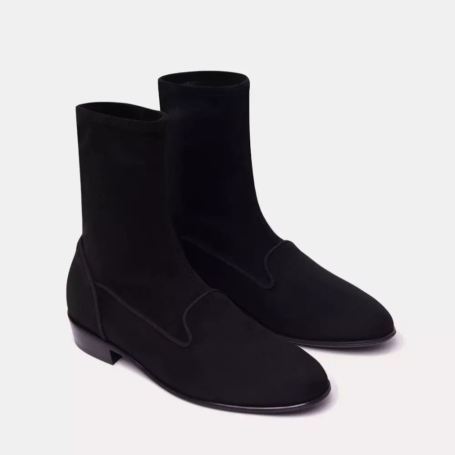 Men Charles Philip Men'S Boots | Charles Philip Sleek Suede Ankle Boots With Comfort Fit