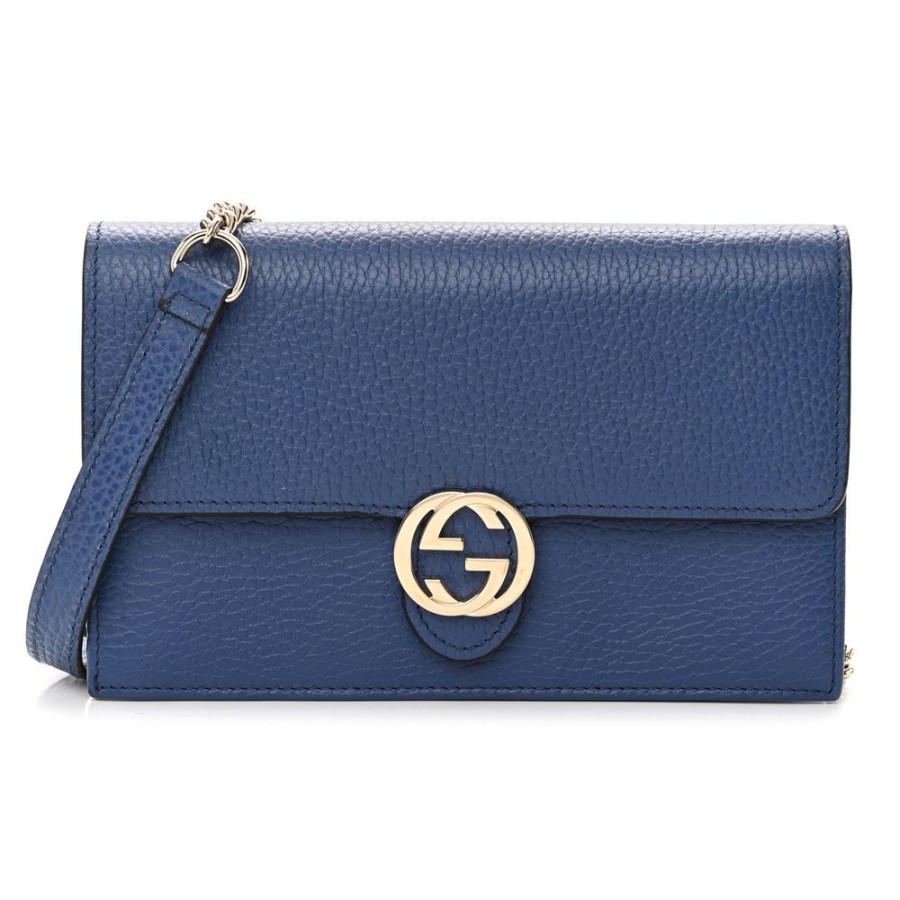 Women Gucci Women'S Crossbody Bags | Gucci Elegant Calfskin Leather Shoulder Bag