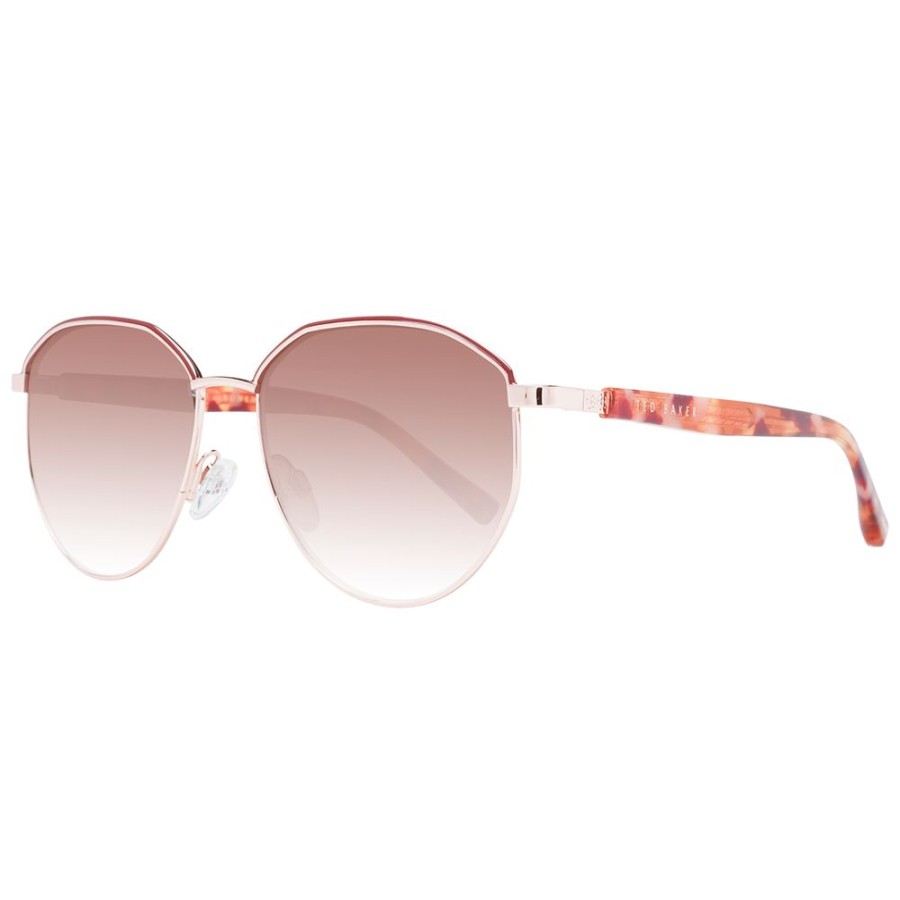 Women Ted Baker | Ted Baker Gold Women Sunglasses