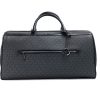 Women Michael Kors Women'S Luggage And Travel | Michael Kors Travel Extra Large Black Signature Pvc Duffel Luggage Bag