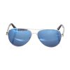 Men Frankie Morello | Frankie Morello Aviator-Style Mirrored Sunglasses