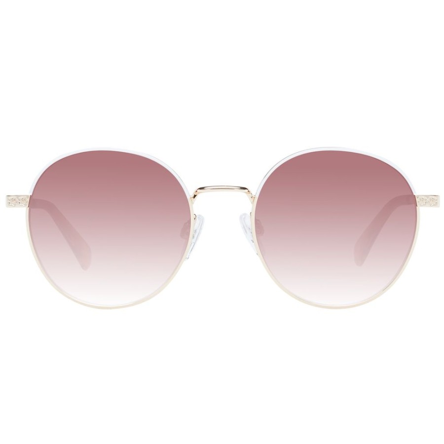 Women Ted Baker | Ted Baker Gold Women Sunglasses