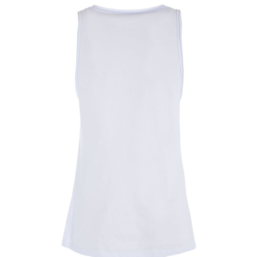 Women Yes Zee Women'S Tops & T-Shirts | Yes Zee Chic Studded Cotton Tank Top - Fresh Elegance