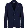 Men Fred Mello Men'S Blazers | Fred Mello Chic Honeycomb Weave Cotton Blend Jacket