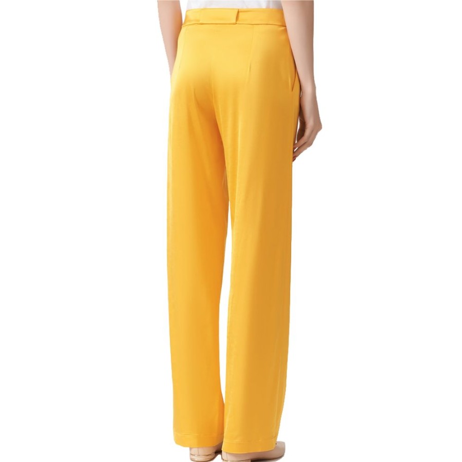 Women Patrizia Pepe Women'S Pants & Jeans | Patrizia Pepe Orange Viscose Jeans & Pant