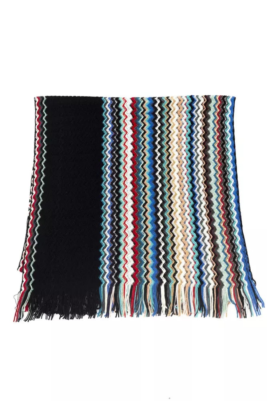 Men Missoni Men'S Scarves | Missoni Geometric Fantasy Fringed Scarf