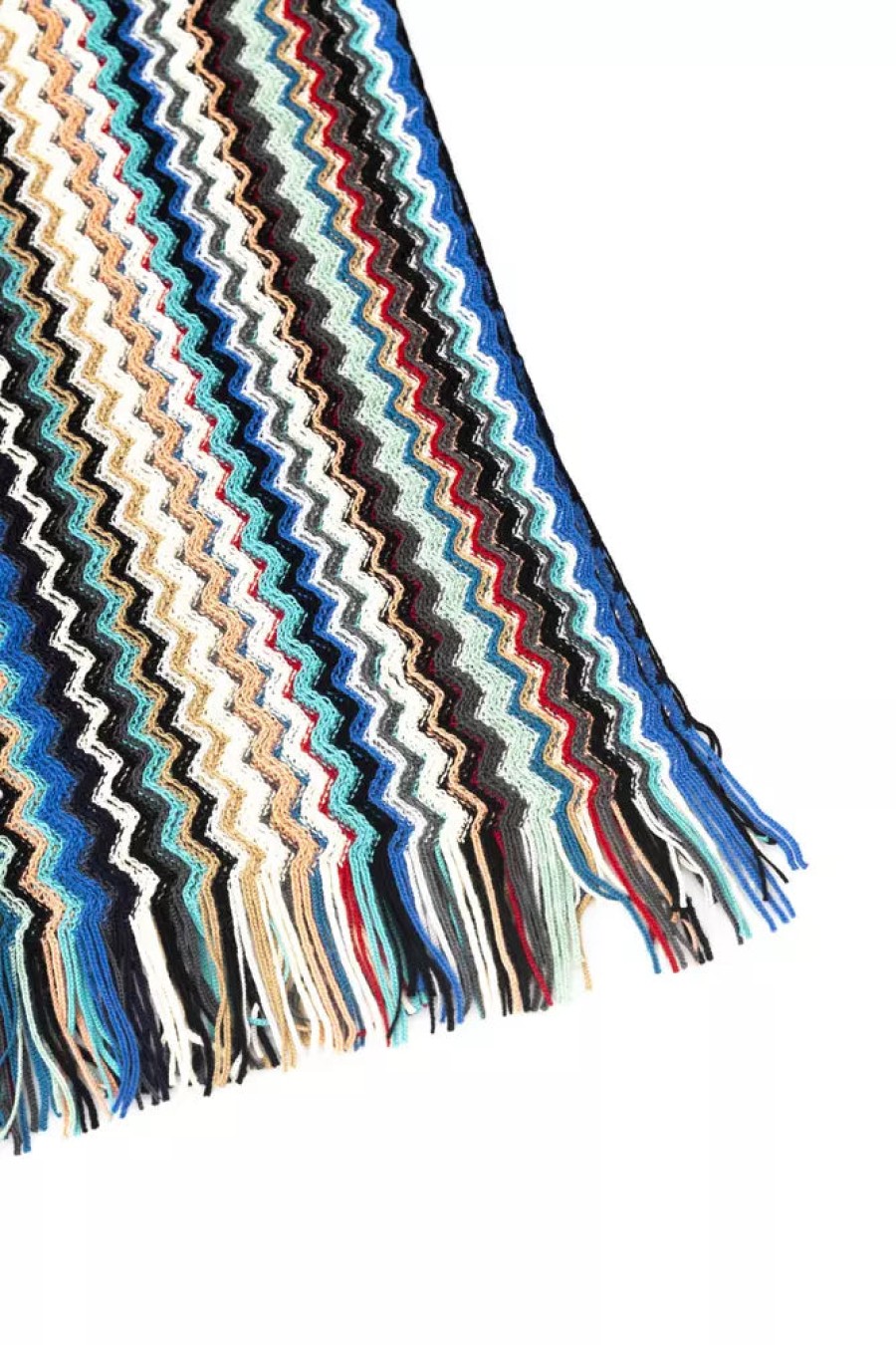 Men Missoni Men'S Scarves | Missoni Geometric Fantasy Fringed Scarf