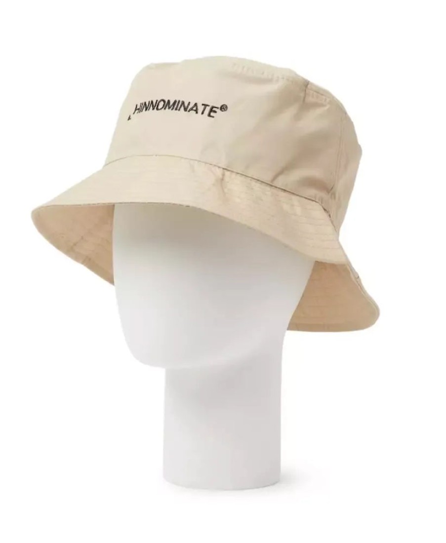 Women Hinnominate Women'S Hats | Hinnominate Beige Cotton Hat With Front Logo