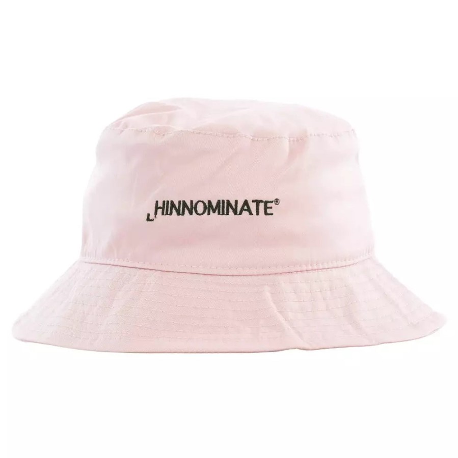 Women Hinnominate Women'S Hats | Hinnominate Chic Pink Embroidered Bucket Hat