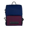 Men Dolce & Gabbana Men Backpacks | Dolce & Gabbana Elegant Blue And Wine Red Fabric Backpack