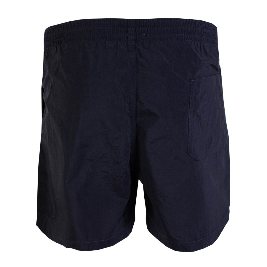 Men Malo Men'S Swimwear | Malo Black Swim Short