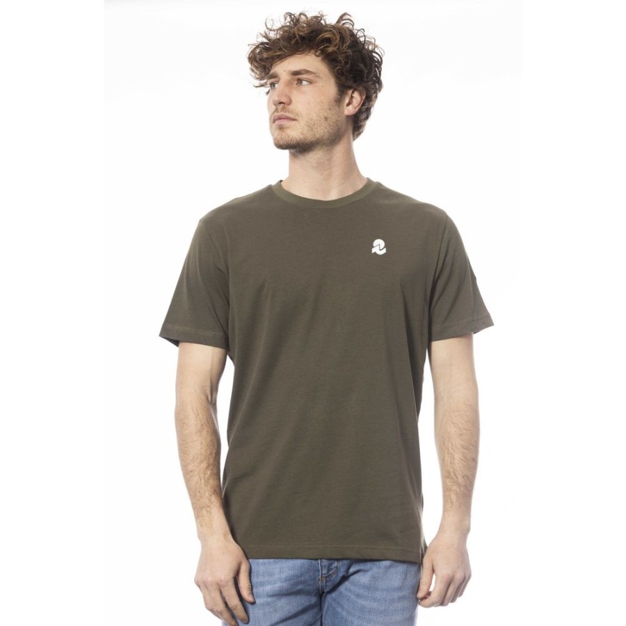 Men Invicta Men'S T-Shirts | Invicta Green Cotton T-Shirt