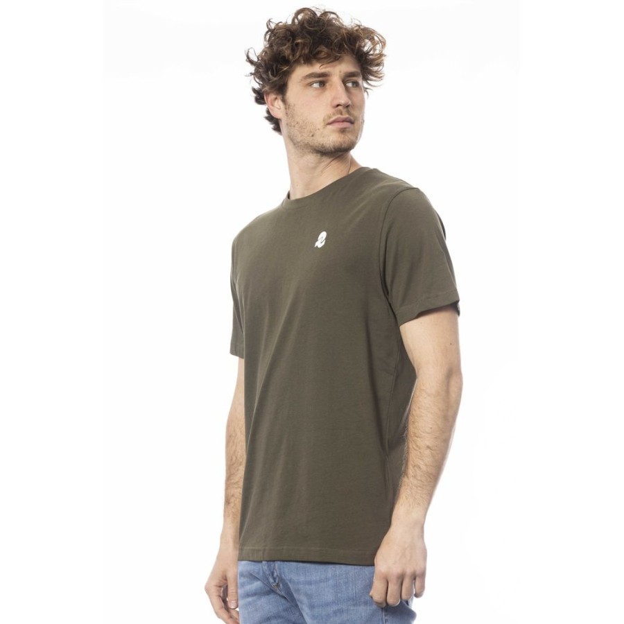 Men Invicta Men'S T-Shirts | Invicta Green Cotton T-Shirt