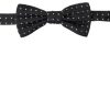 Men Dolce & Gabbana Men'S Ties & Bowties | Dolce & Gabbana Black Polka Dot Silk Adjustable Men Neck Papillon Bow