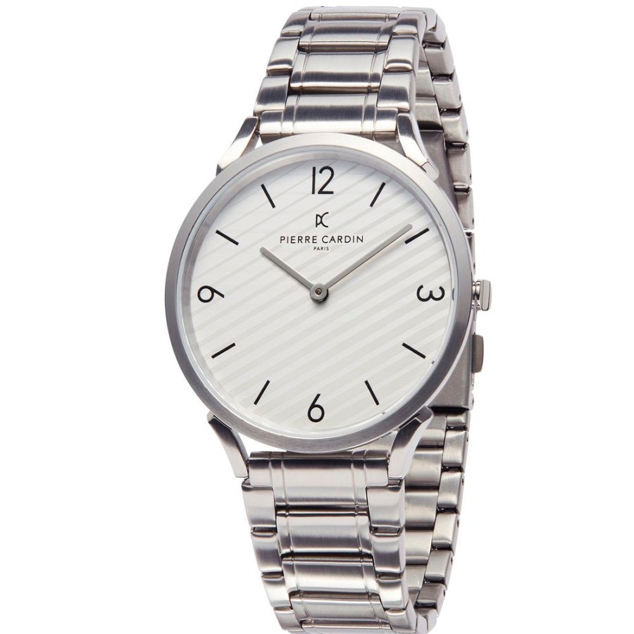 Men Pierre Cardin | Pierre Cardin Silver Men Watch